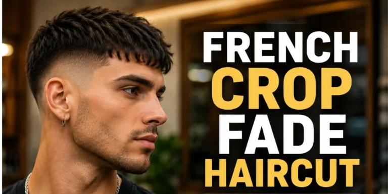 “Stylish French Crop Fade Haircut for Men with modern textured top and clean skin fade – trendy French crop fade hairstyles inspiration for men”