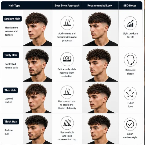 Short French Crop Fade Haircut with Textured Top for Men